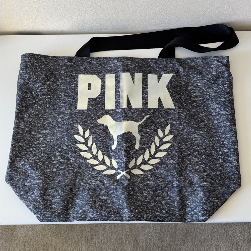 Charcoal Victoria’s Secret Pink Large Tote
